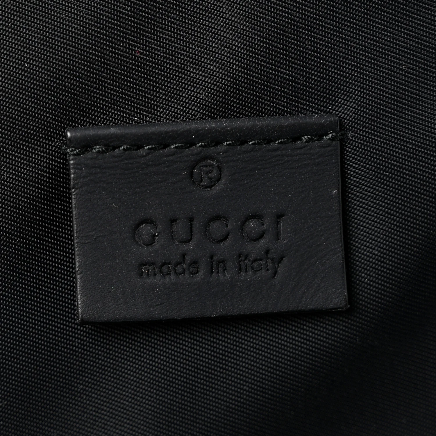 Rubber Guccissima Laptop Briefcase Black