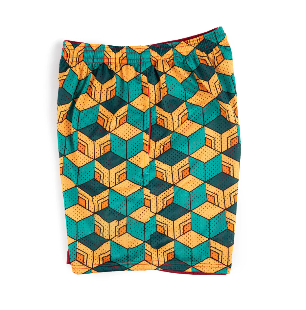 Shorts bicolores
