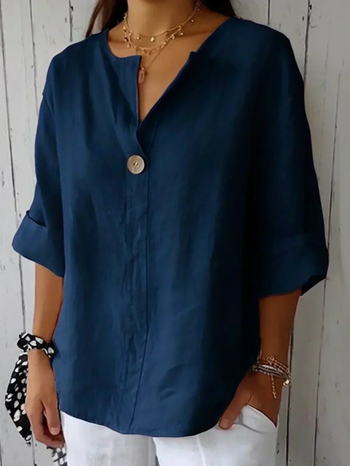 Freja - Blouse Décontractée Élégante