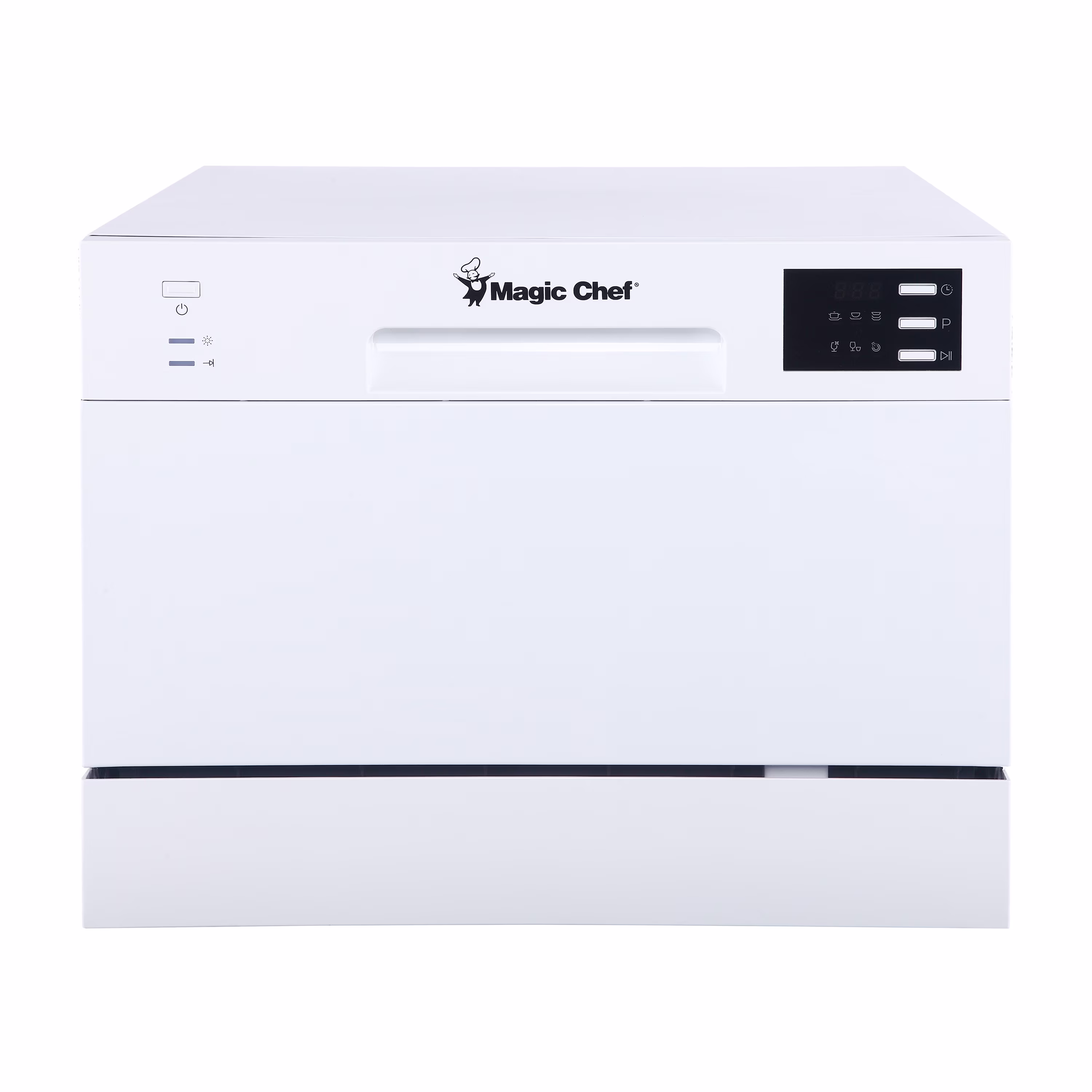 Energy Star 6-Place Setting Countertop Dishwasher (Model MCSCD6W5) Fits under cabinetry as it sits 17.2" Tall(White)