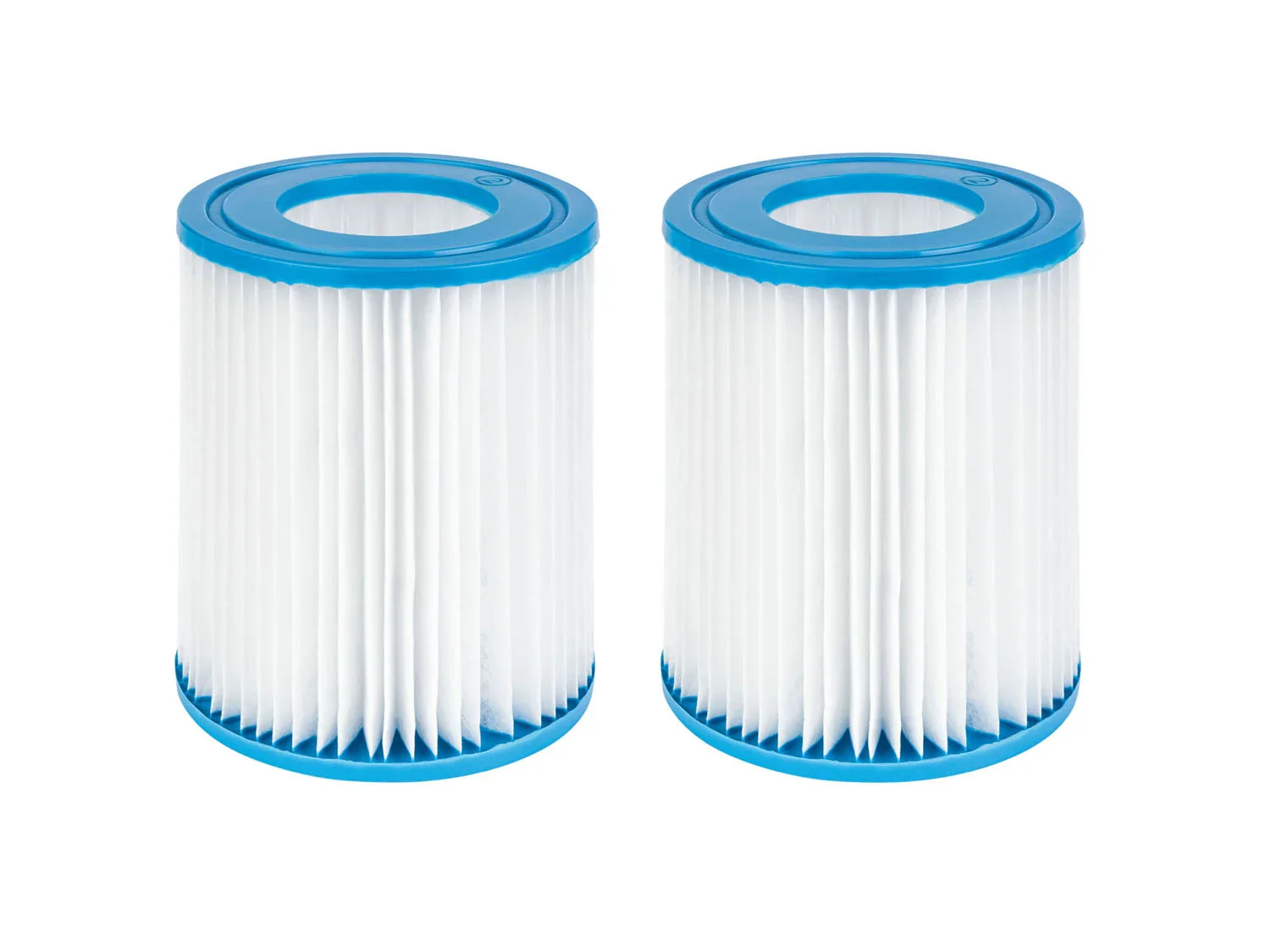 CRIVIT Lot de 2 cartouches filtrantes universelles  10,6 x 13,6 cm