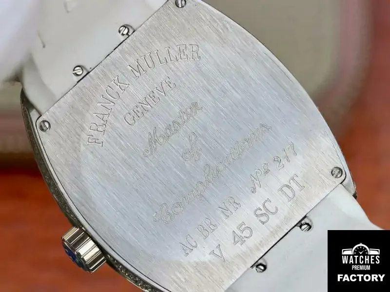 Franck Muller Vanguard V45.SC.DT.D.NBR.CD.5N.NR Silver Dial