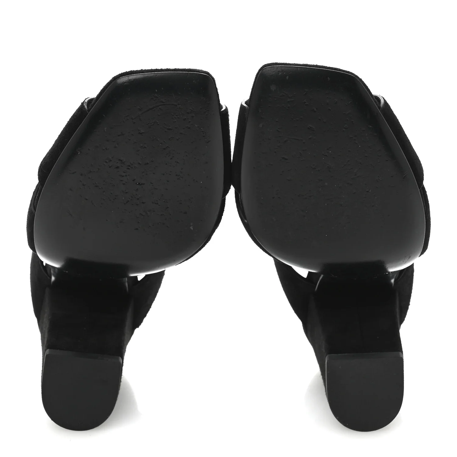 Suede Oak 100 Mule Sandals 37 Black