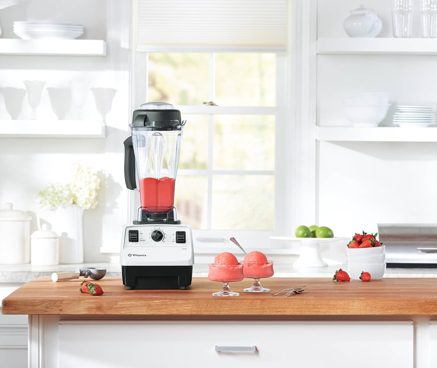 Blender Vitamix 5200, qualité professionnelle, bol de 1,9 L, autonettoyant, noir