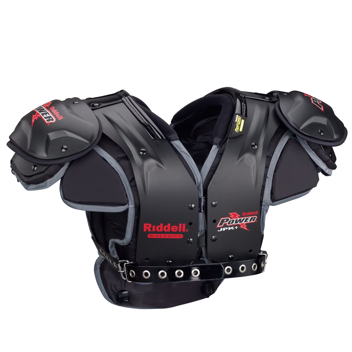 Riddell JPK+ Junior Varsity Football Shoulder Pads, Medium, Integrated Rikord? Technology