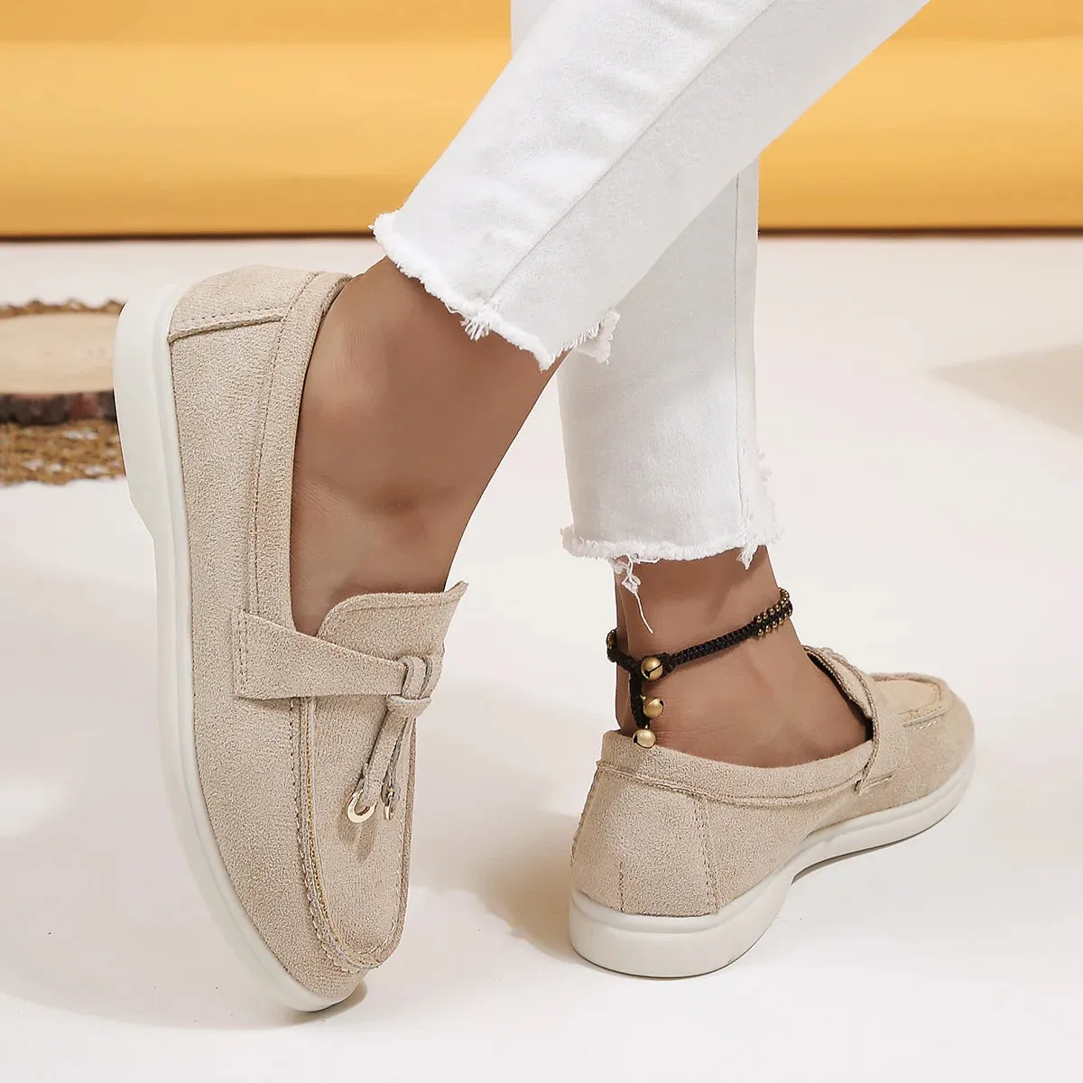 Sophie Paris | Mocassins Confortables de Luxe en Daim