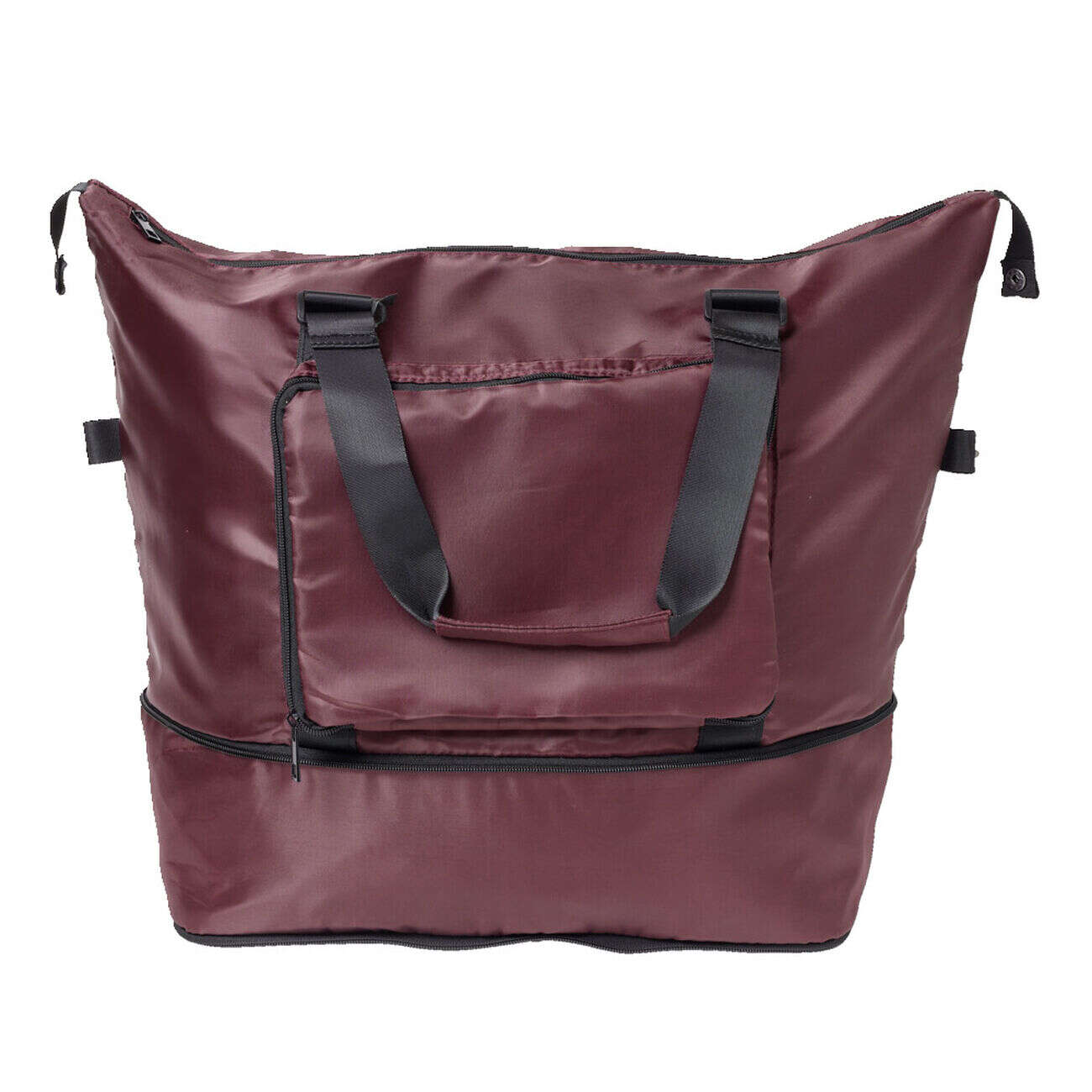 Sac à dos ou main marron bordeaux 42x22xH46cm