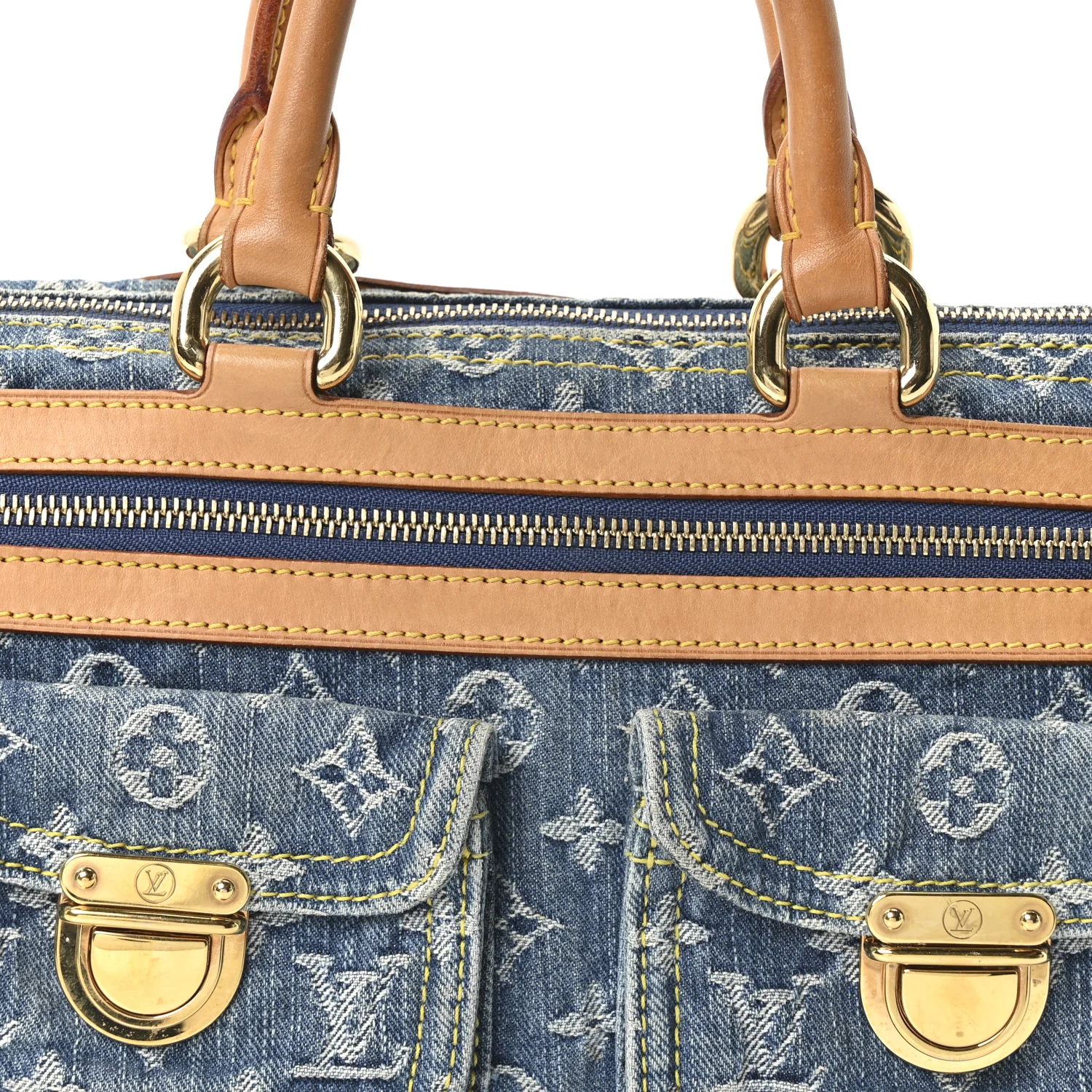 Monogram Denim Neo Speedy Blue
