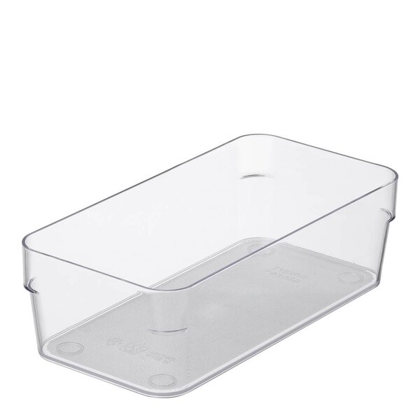 Compact organizer clear 20x10 cm sort