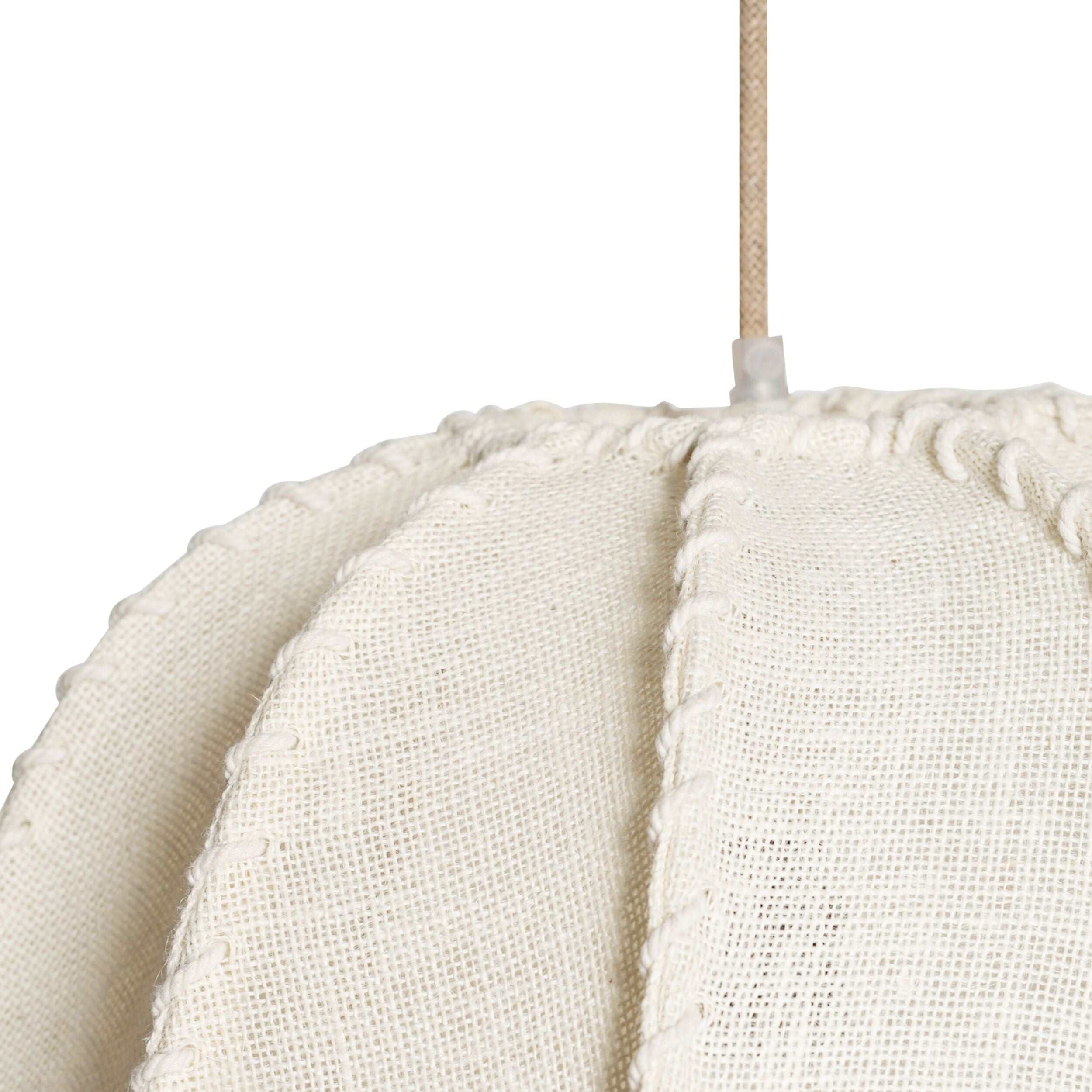 Elora Pendant Off White 50x50x54cm