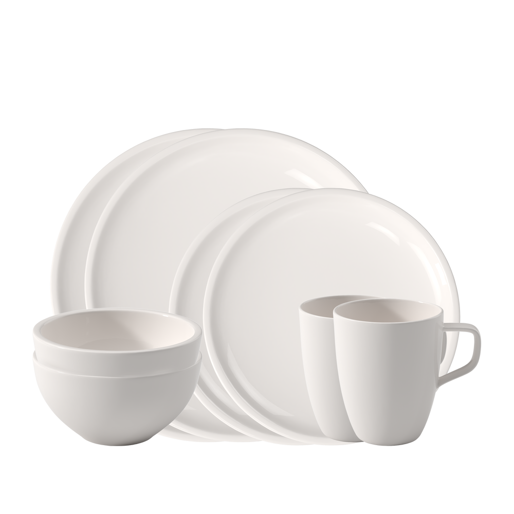 Artesano Dinnerware set - White, Premium Porcelain