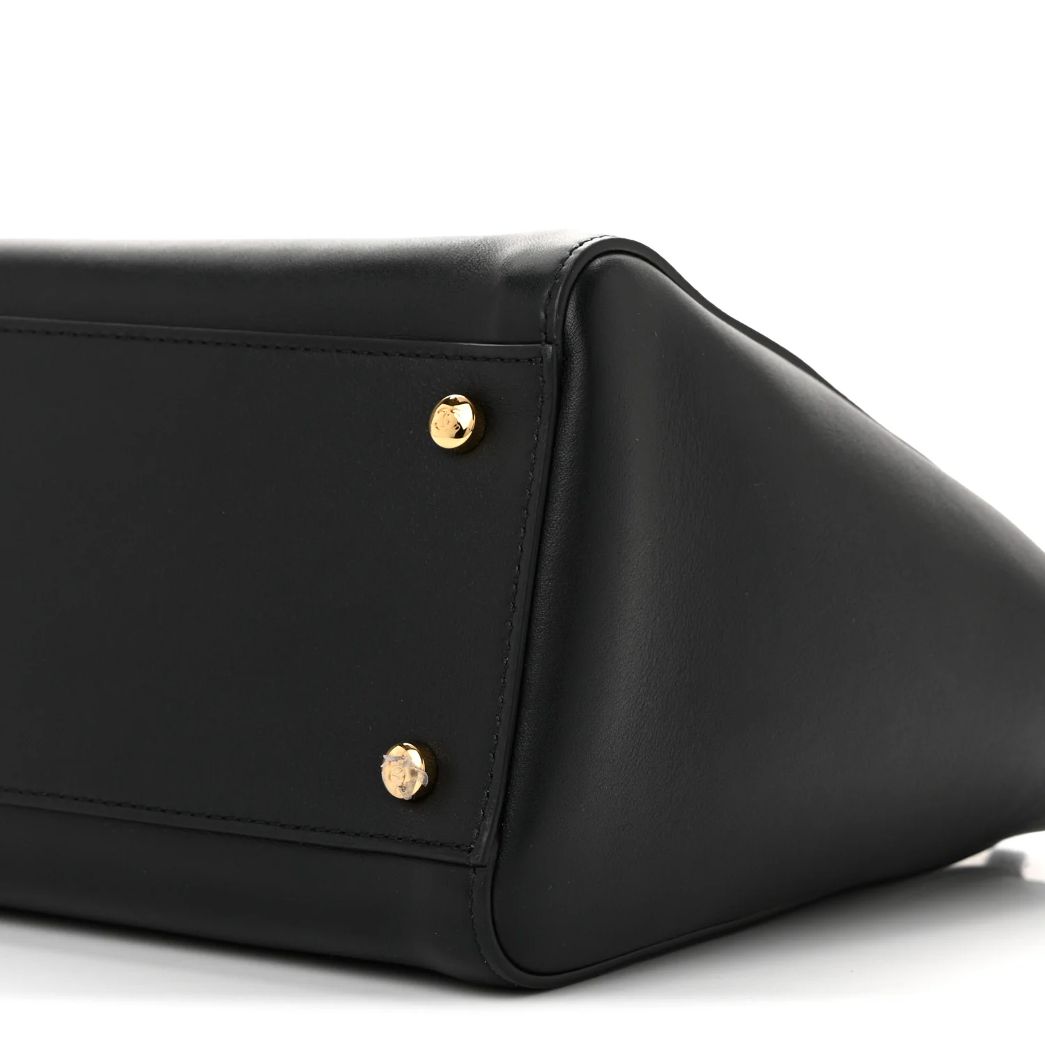 Calfskin Archetype Small Shopping Tote Black