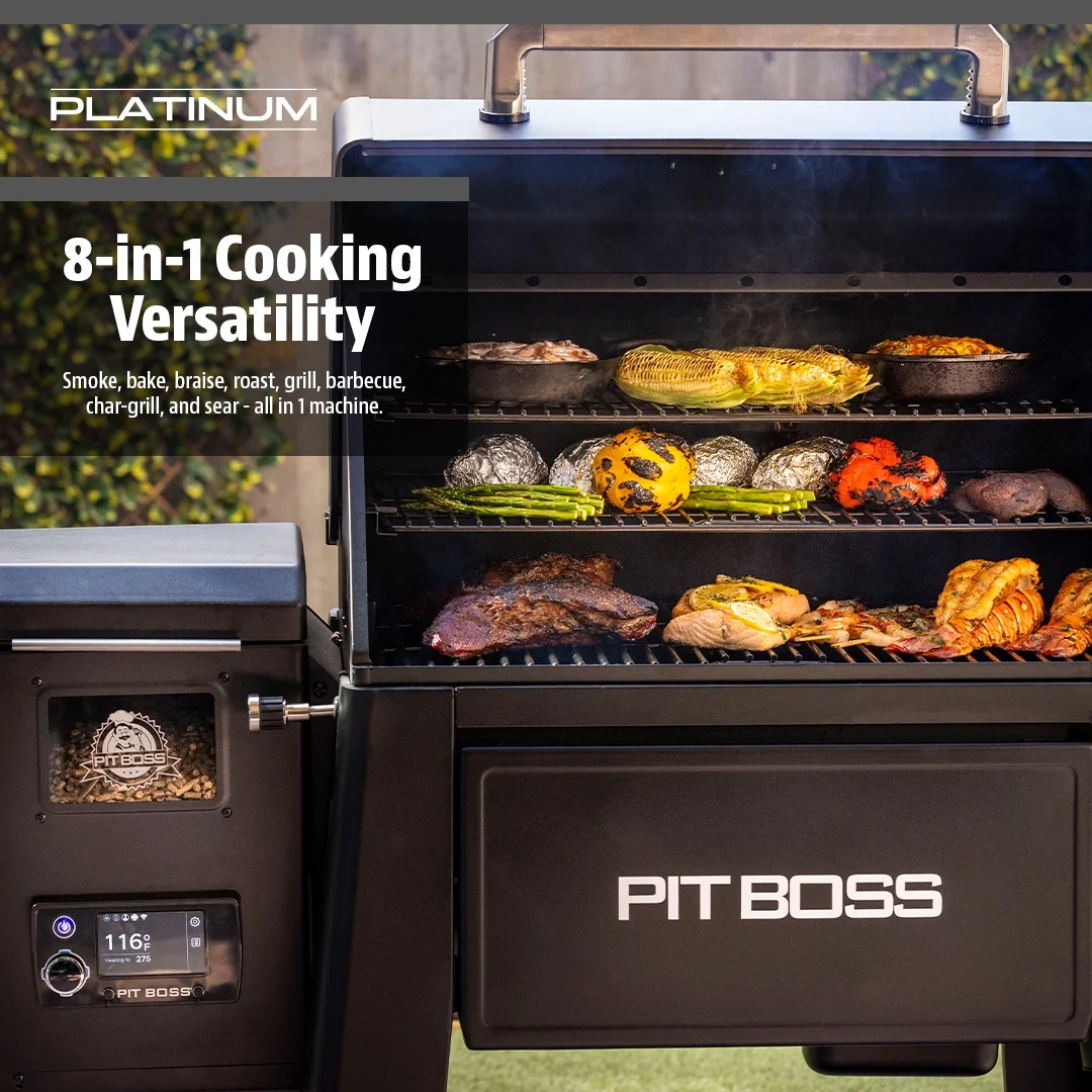 Platinum 1250 Connected Wood Pellet Grill with Wi-Fi? and PID Controller - Image 7