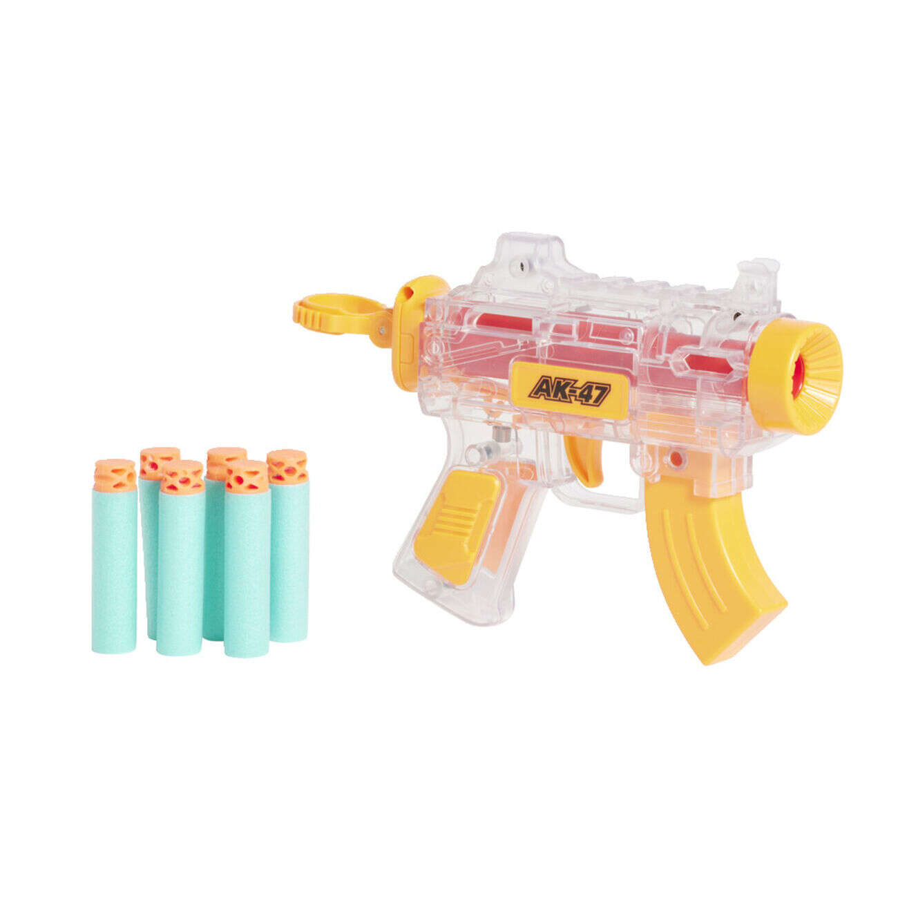 Pistolet miniature avec 6 fléchettes