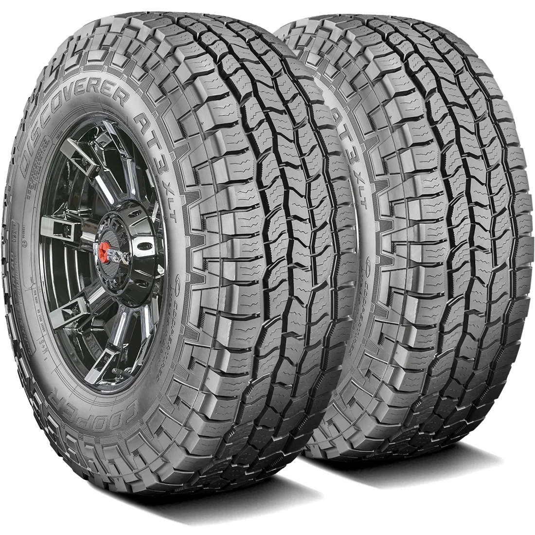 Paire de 2 (DEUX) pneus tout-terrain Cooper Discoverer AT3 XLT LT 285/60R20 125/122S E 10 plis