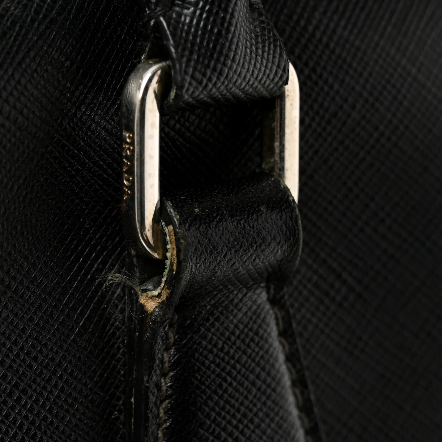Saffiano Travel Briefcase Black