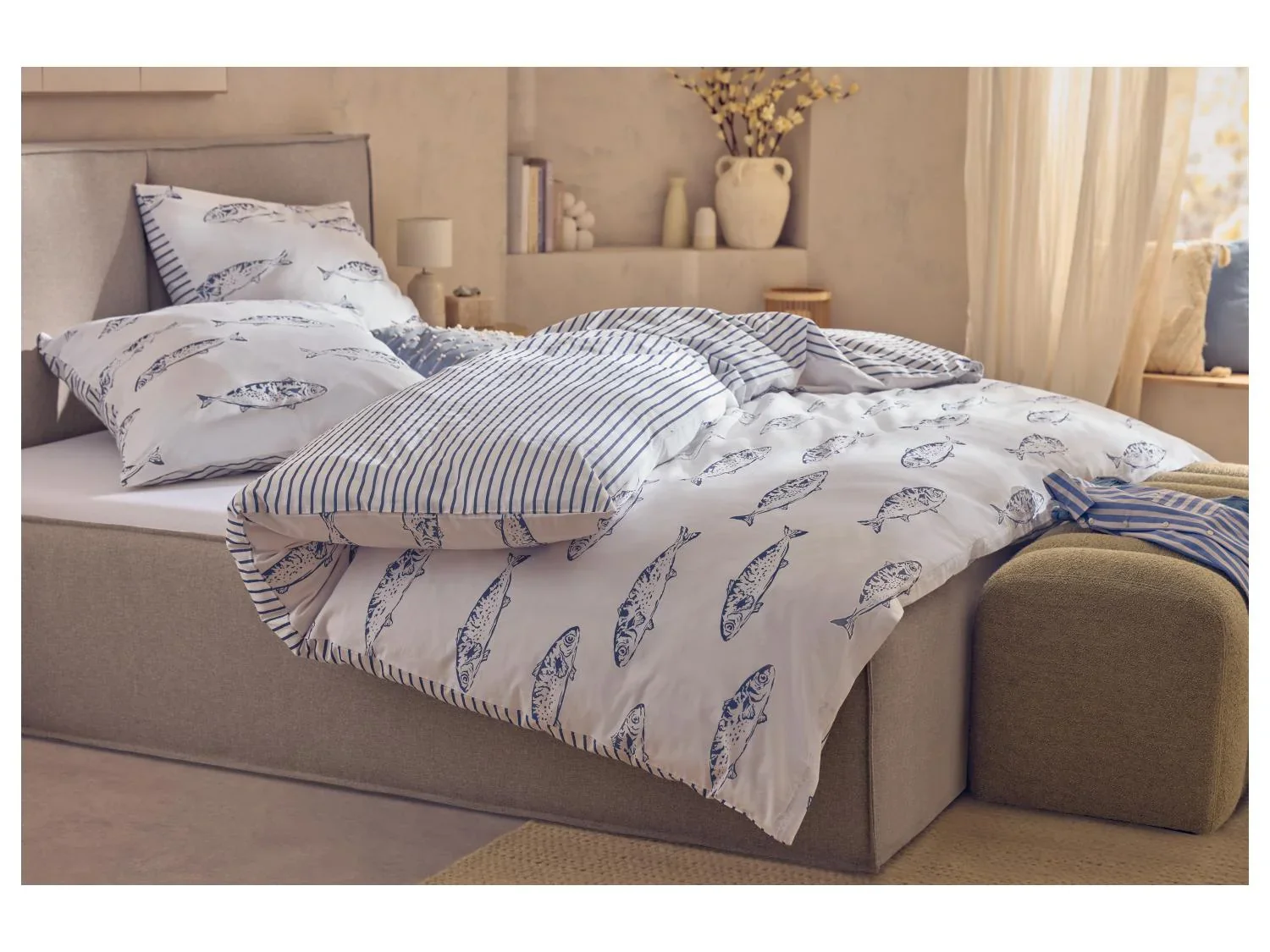 LIVARNO Drap-housse en jersey, 180-200 x L 200 cm