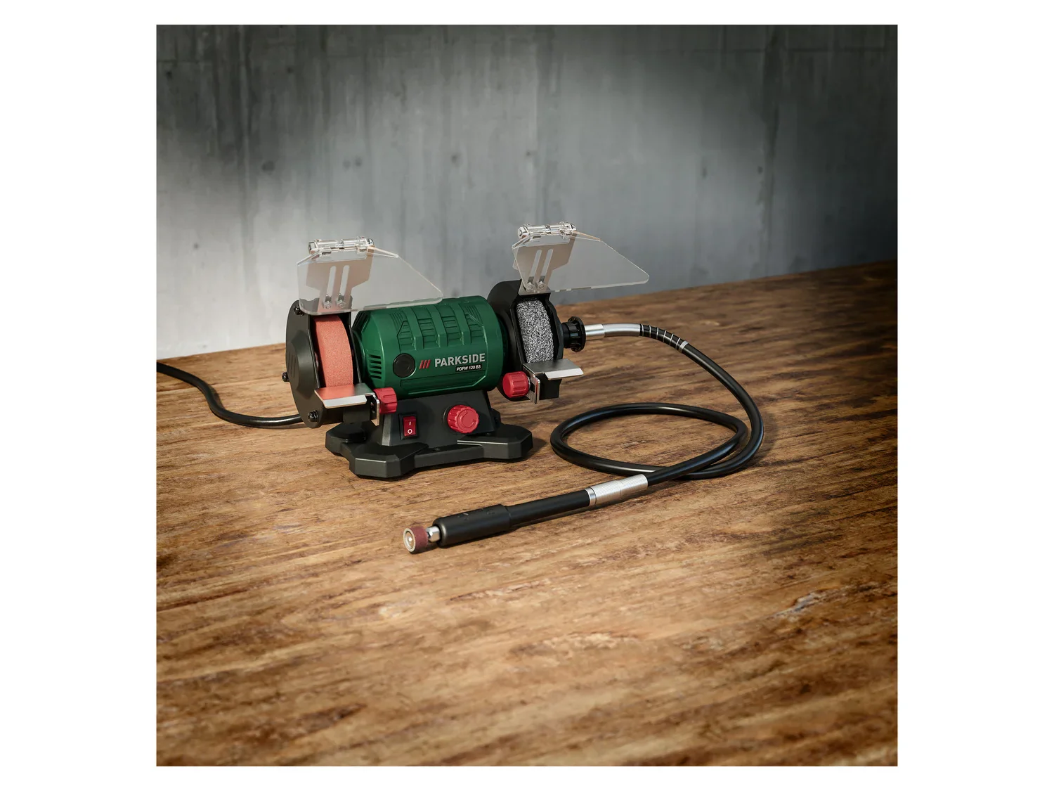 PARKSIDE Touret  meuler double avec arbre flexible PDFW 120 B3, 120 W