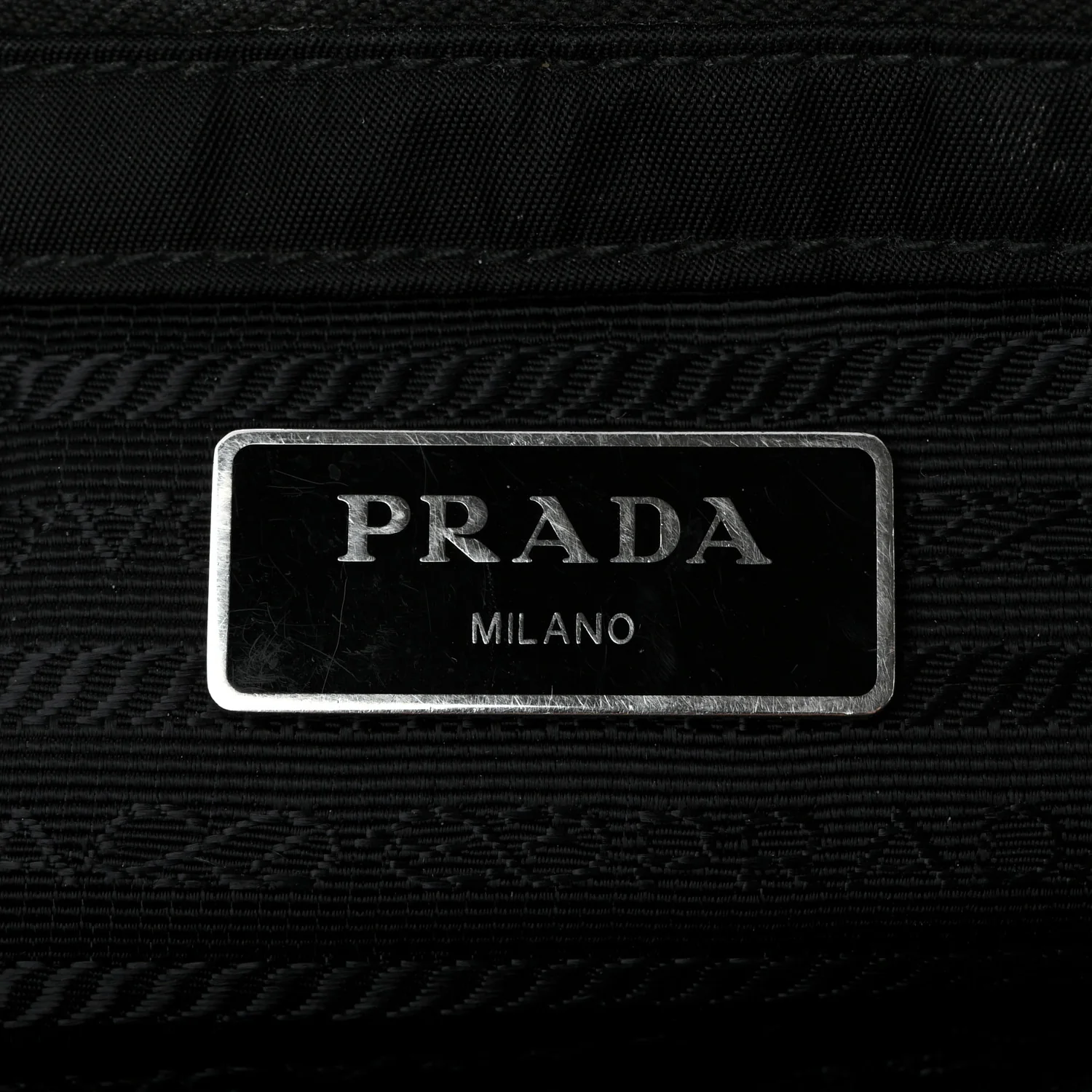 Nylon Tessuto Impuntu Quilted Tote Black