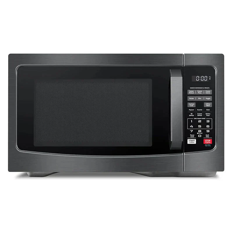 Air Fryer Combo 8-in-1 Countertop Microwave Oven, with Convection, Broil, Odor Removal Mode, 12.4" Position Memory Turntable, Child-Lock, 1.0 Cu.ft, Black Stainless Steel, ML2-EC10SA(BS)