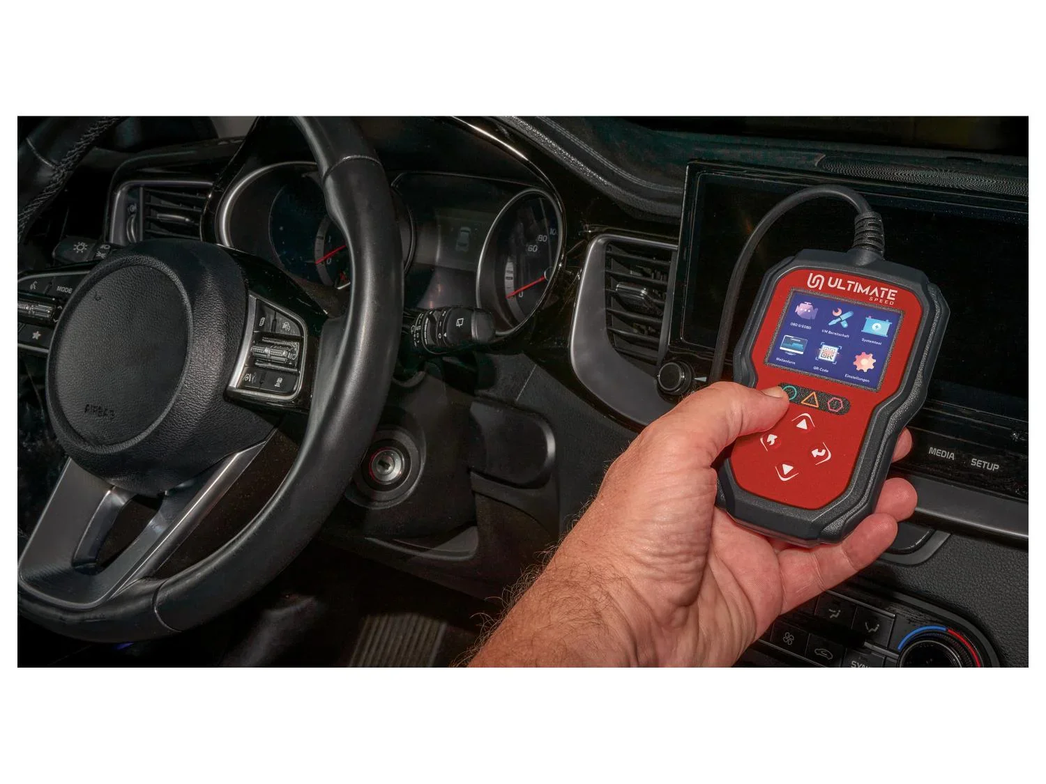 ULTIMATE SPEED Appareil de diagnostic et lecteur de codes pour voiture