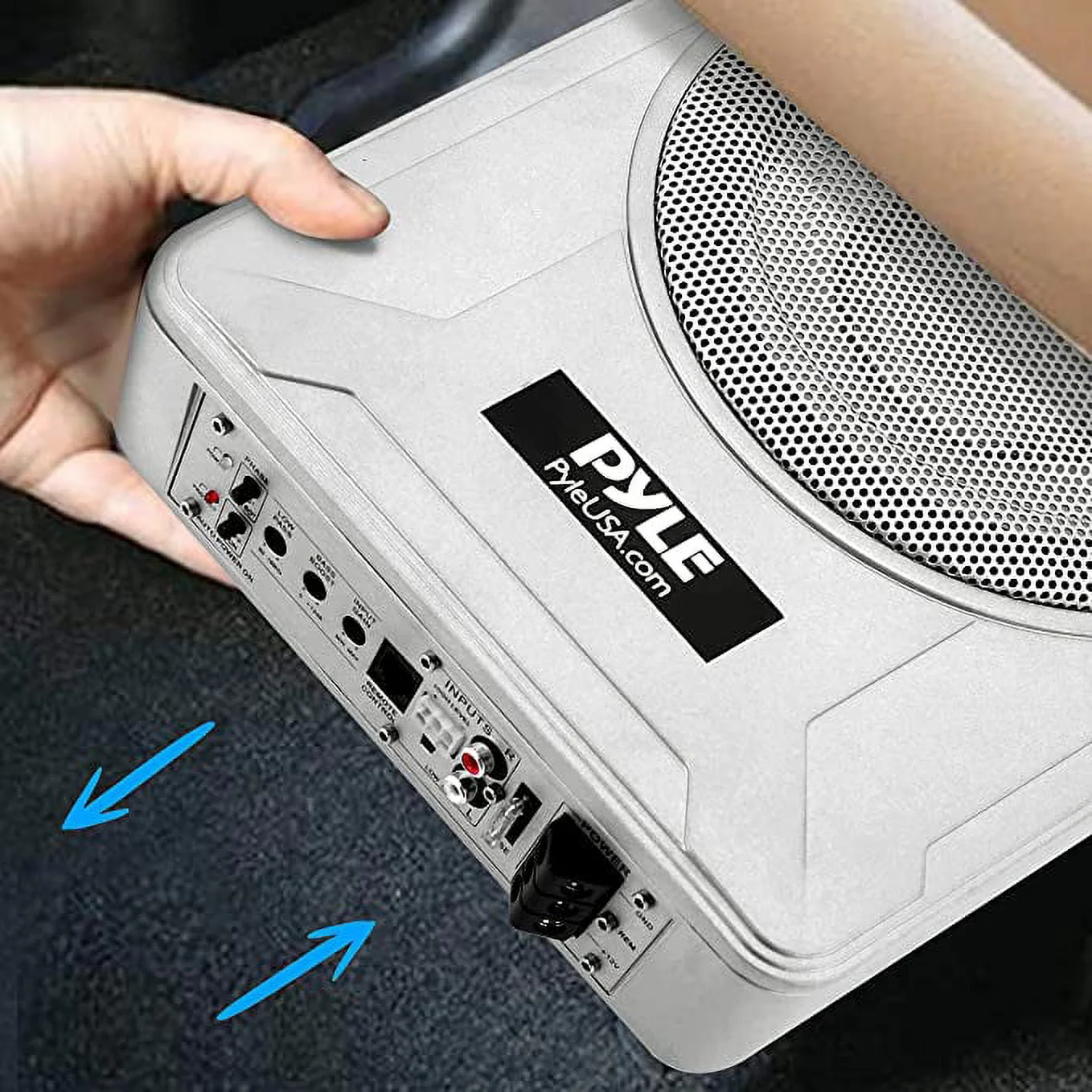 8-Inch Low-Profile Amplified Subwoofer System 600-Watt Compact Car Subwoofer W/ Built in Amp - Image 7
