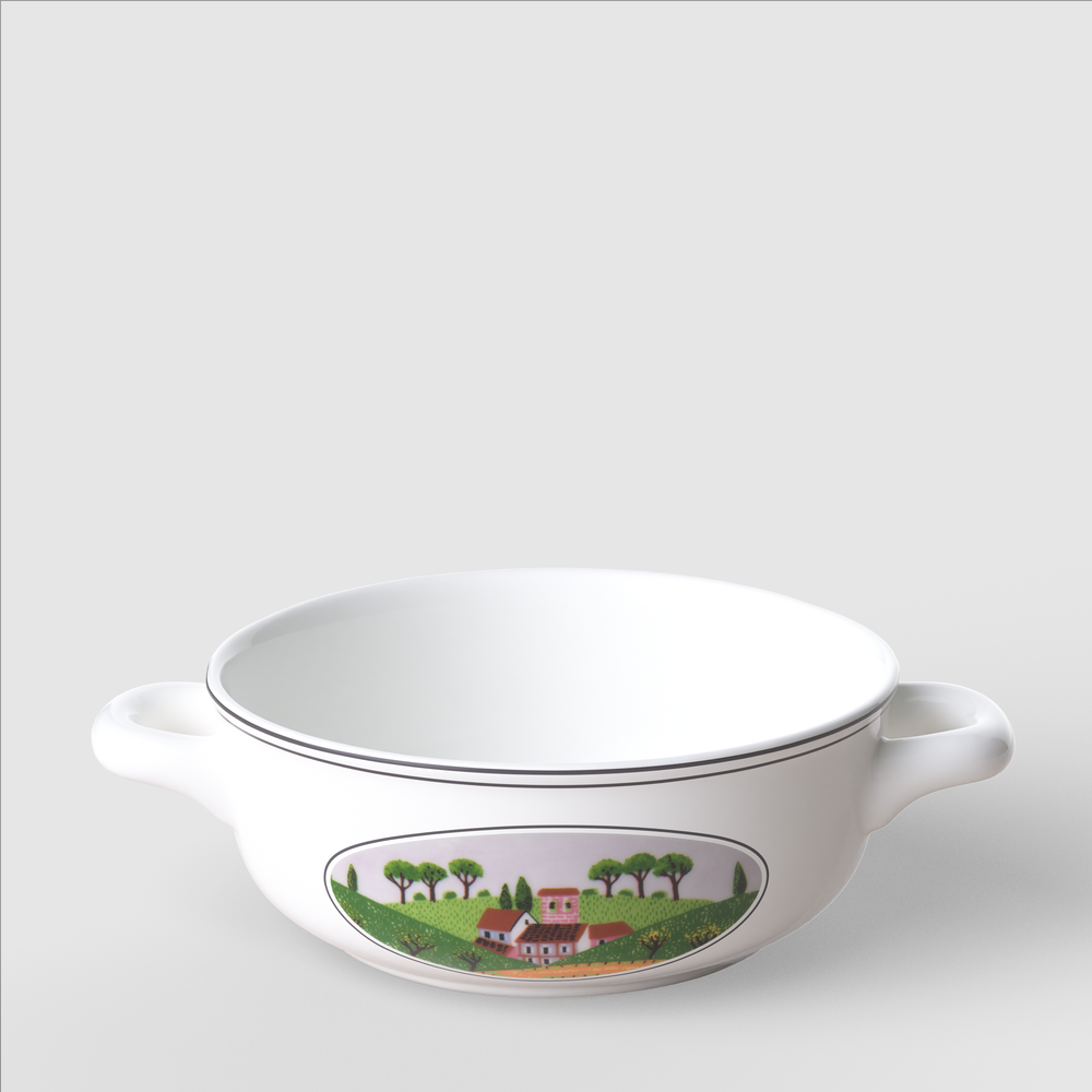 Design Naif Soup cup - Multi-colored, Premium Porcelain