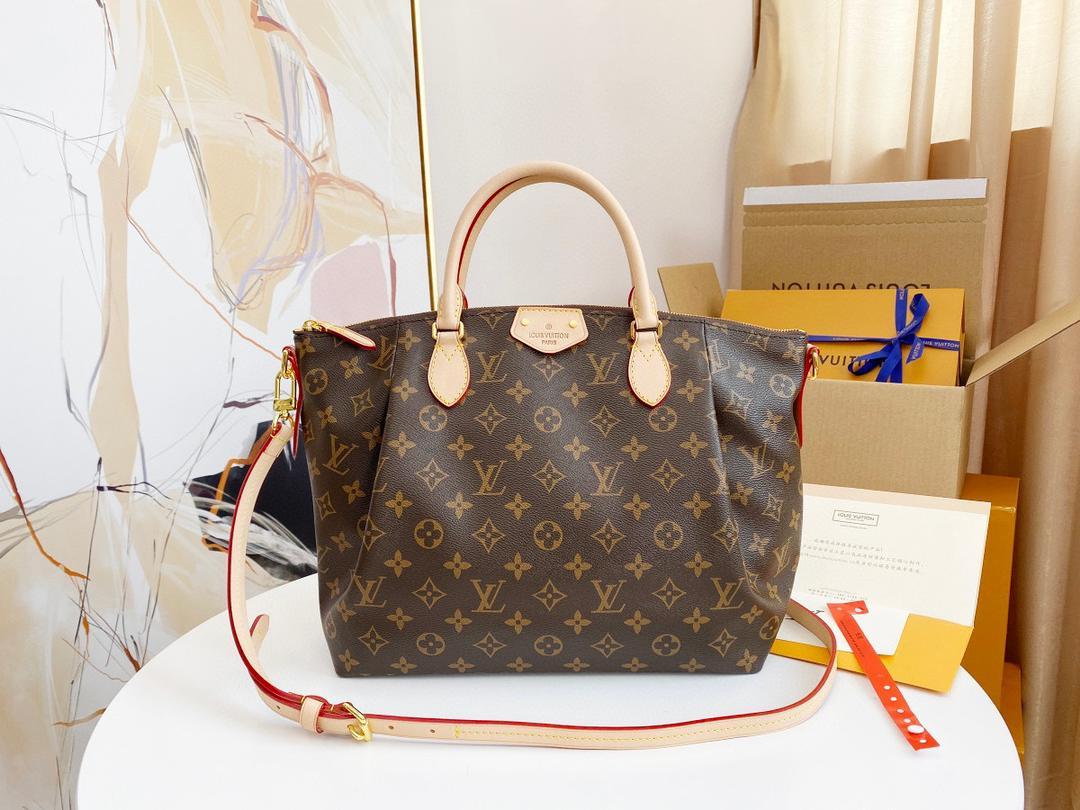 Louis Turenne MM Monogram Canvas For Women, Women??s Handbags, Shoulder Bags 15in/38cm LV M48814