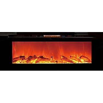 Touchstone Sideline Wall Mount Electric Fireplace, Black