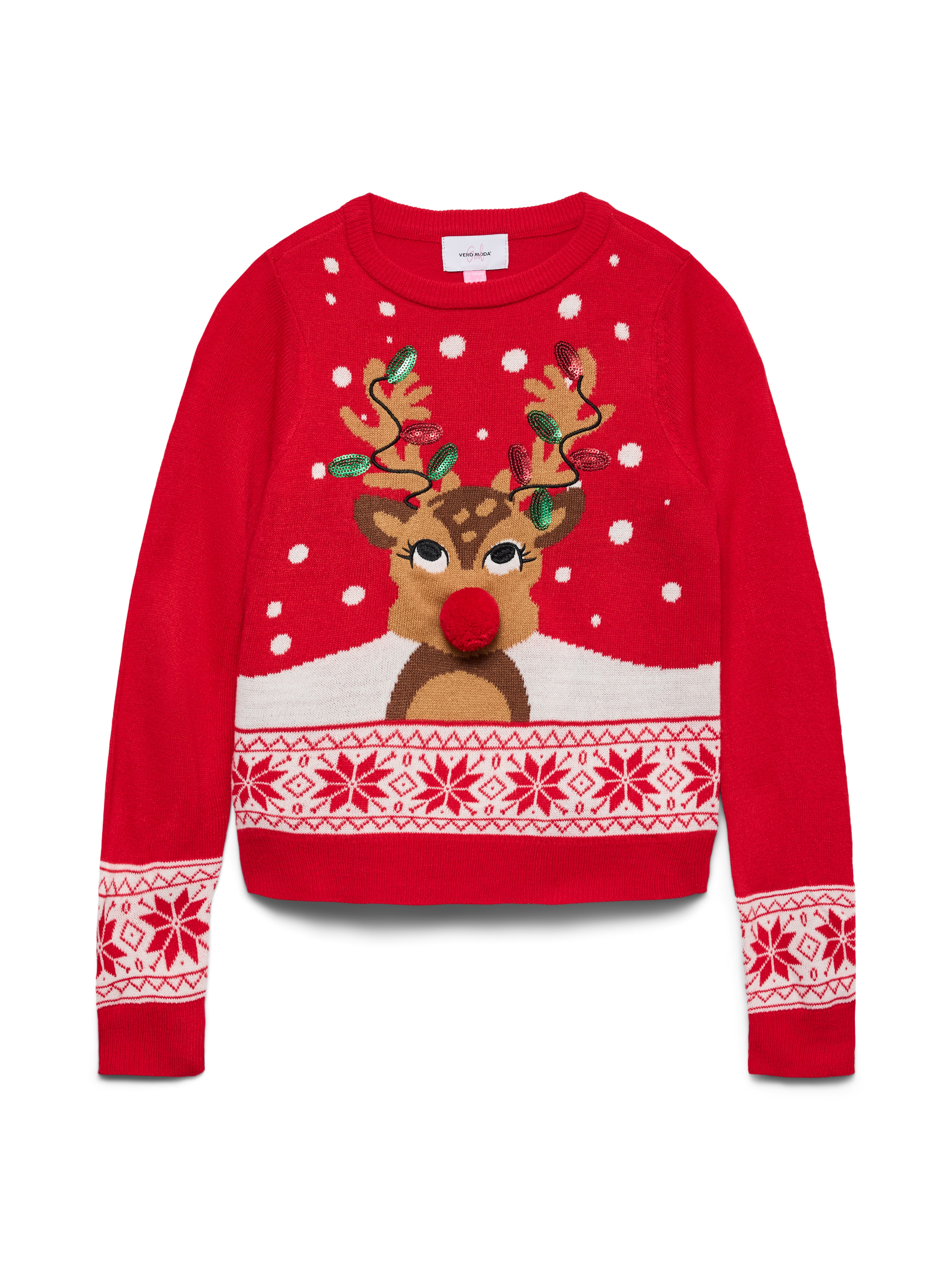 VERO MODA® VMFROSTYDEER Knitted pullover