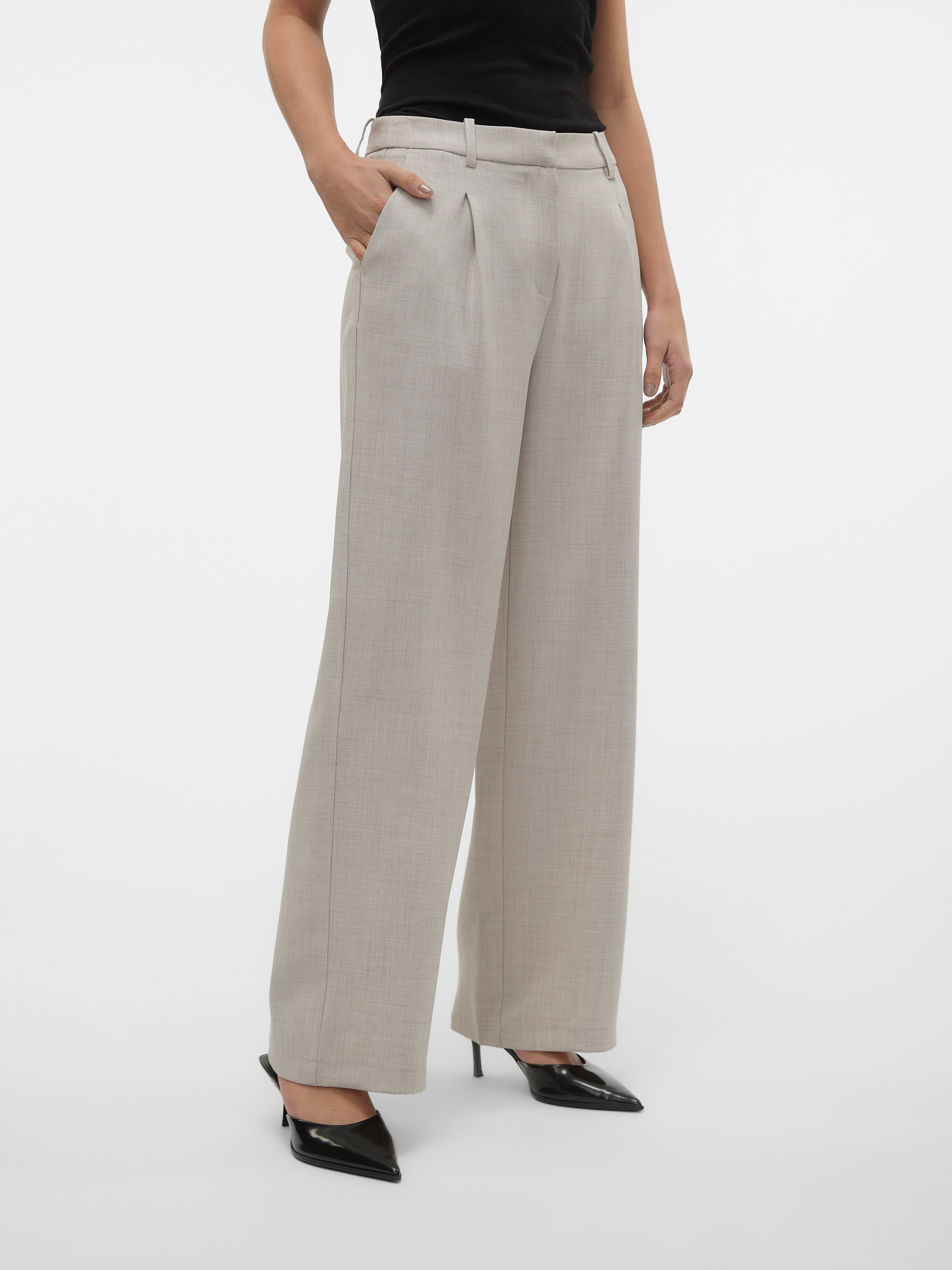 VERO MODA® VMCASSIDY Mid waist Trousers
