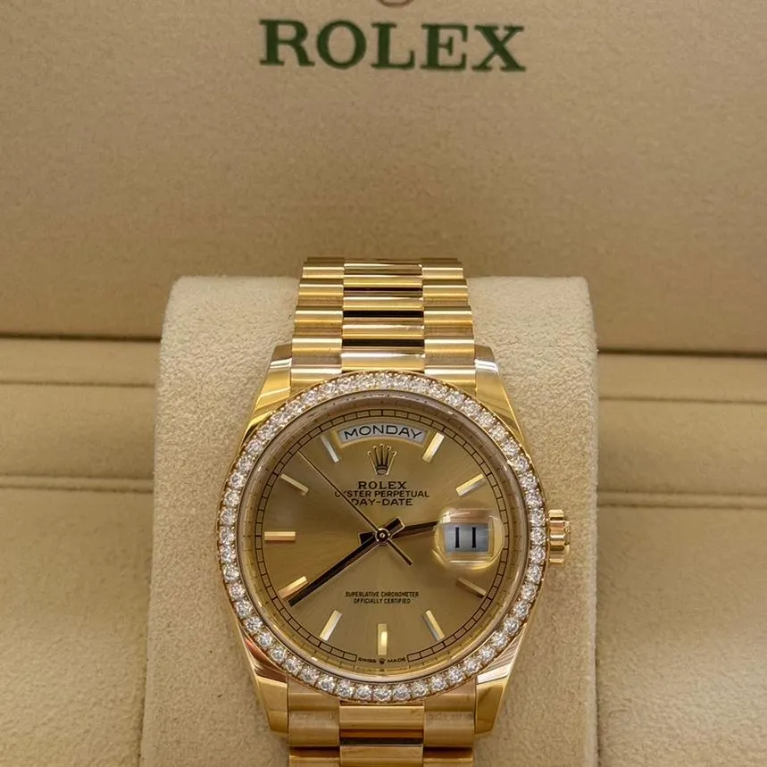 【Super Clone】RLX  Day-Date M128348RBR-0026 36mm