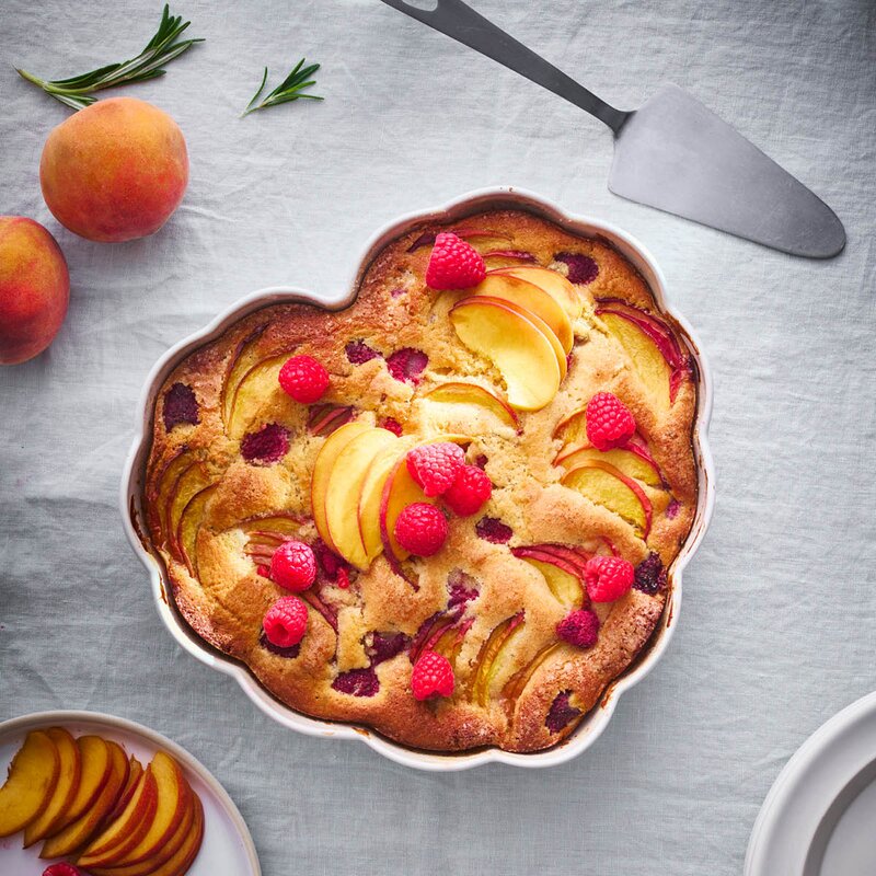 Madeleine ildfast form hjerte 26,5 cm 1,8L Cream