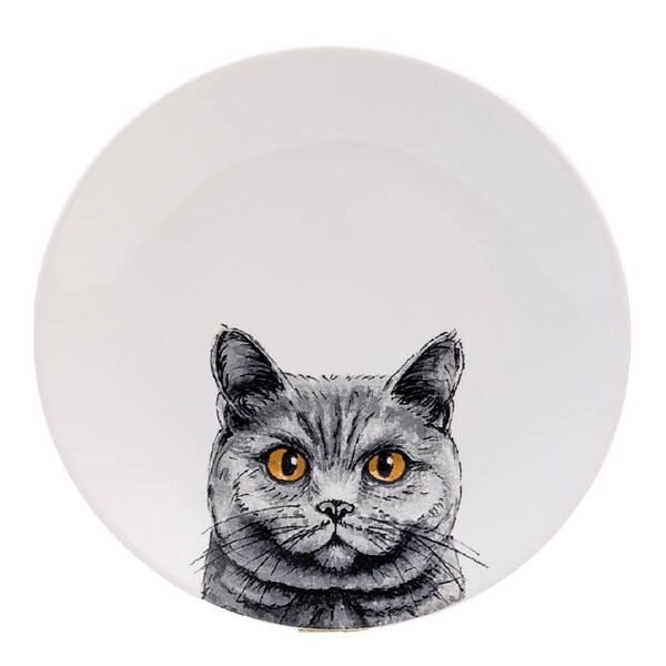 Moments of calm tallerken 21 cm katt