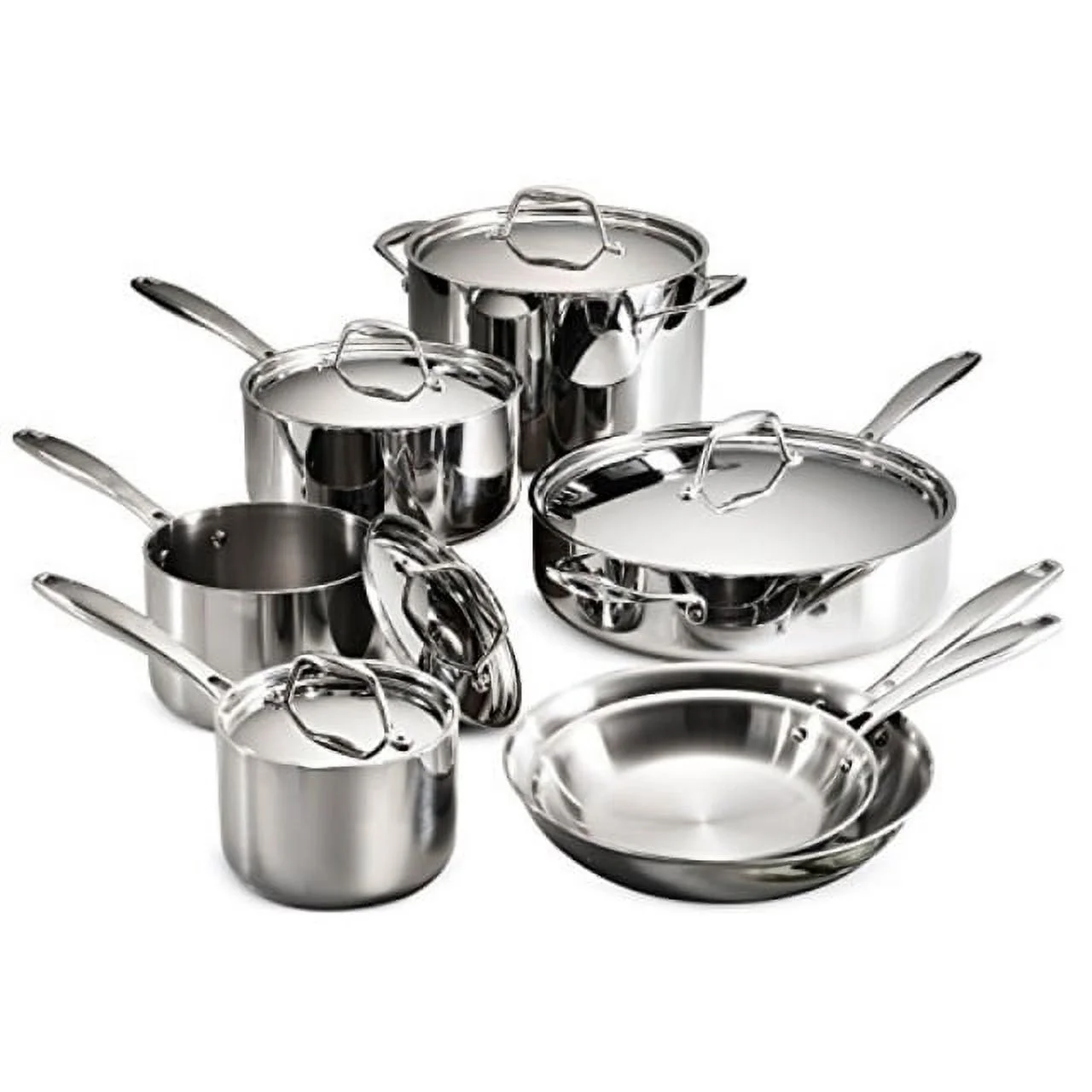 Tramontina Stainless Steel 12pc Cookware Set