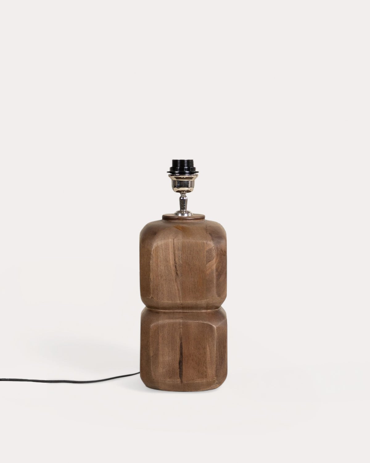 Teryn - Base para Lámpara de Mesa de Madera de Mango Teryn