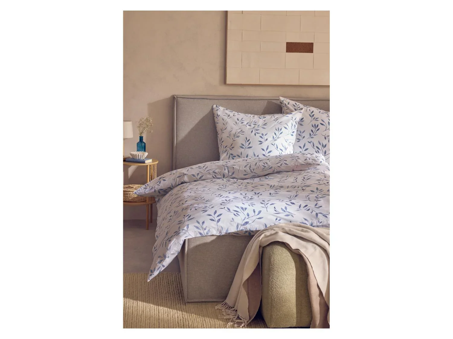 LIVARNO Parure de lit en coton mlang, 140 x 200 cm