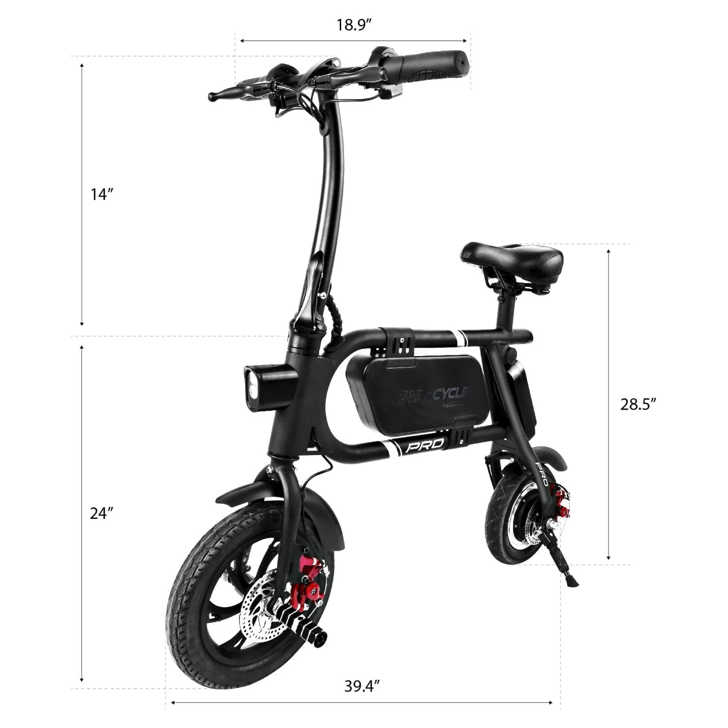 Swagtron Swag Cycle Pro Pedal - Free Electric Scooter Rider
