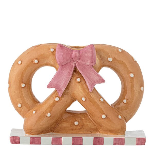 Pretzie lysestake 14,5 cm brun/rosa