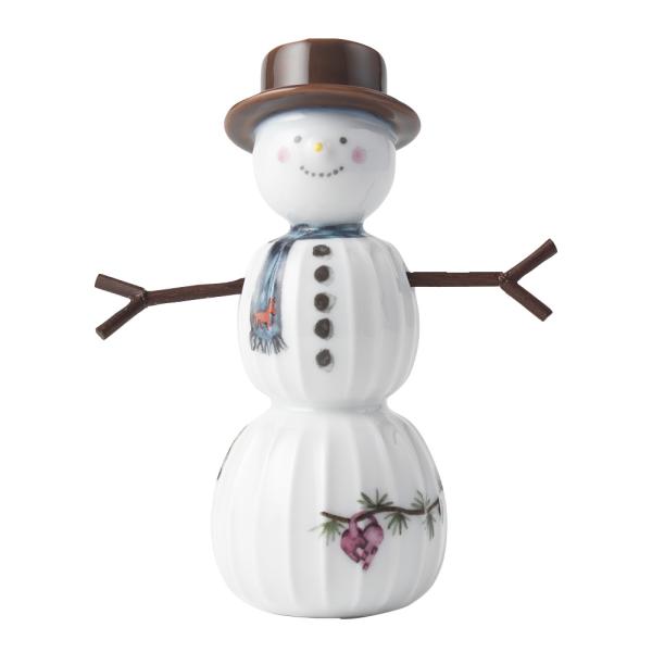 Hammershøi Christmas snømann 11,5 cm hvit m/ dekor
