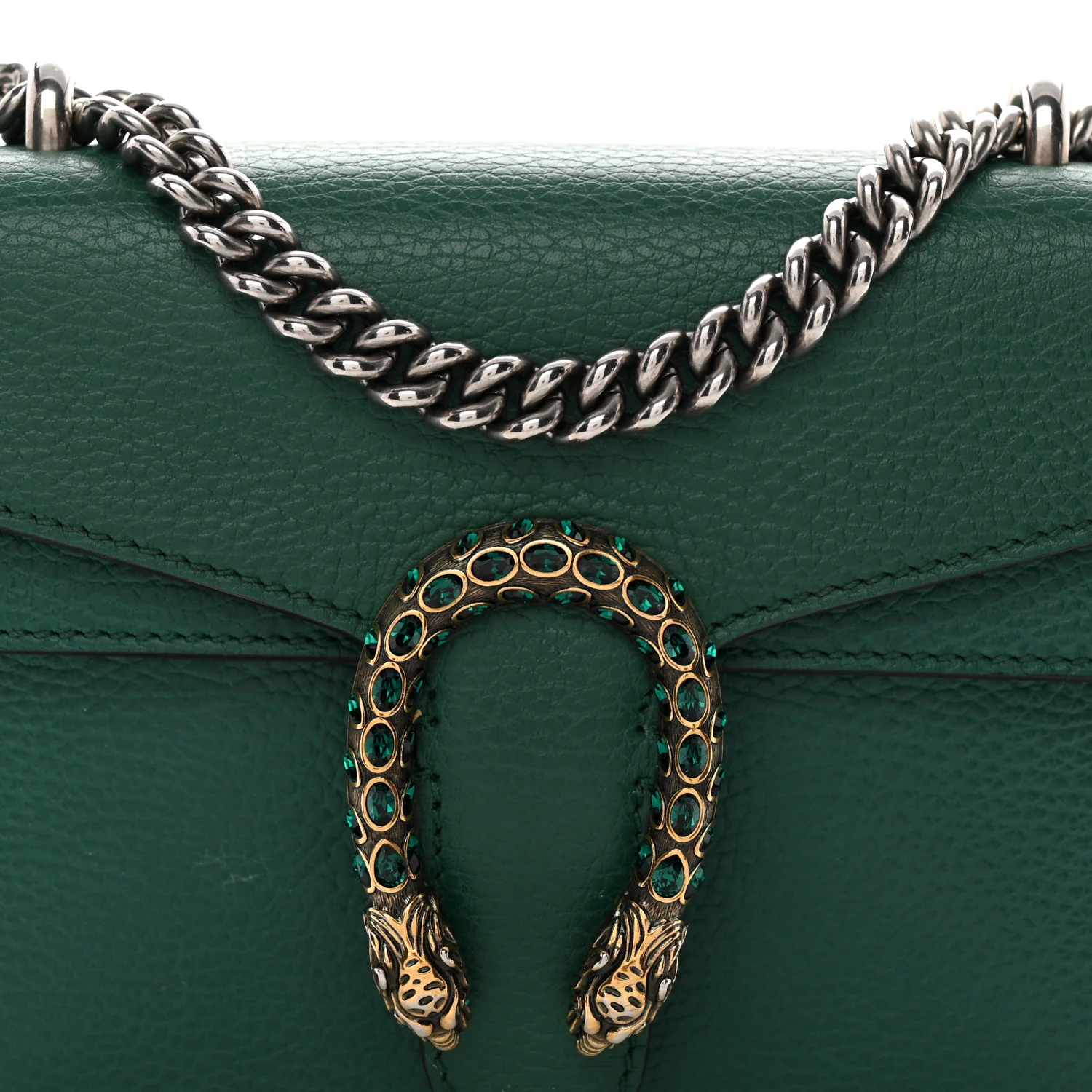 Calfskin Mini Dionysus Shoulder Bag Emerald