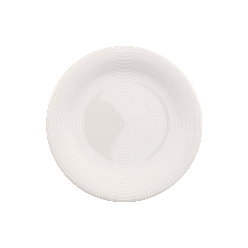 Color Loop Salad/ Dessert Plate - White, 8.4'', Premium Porcelain