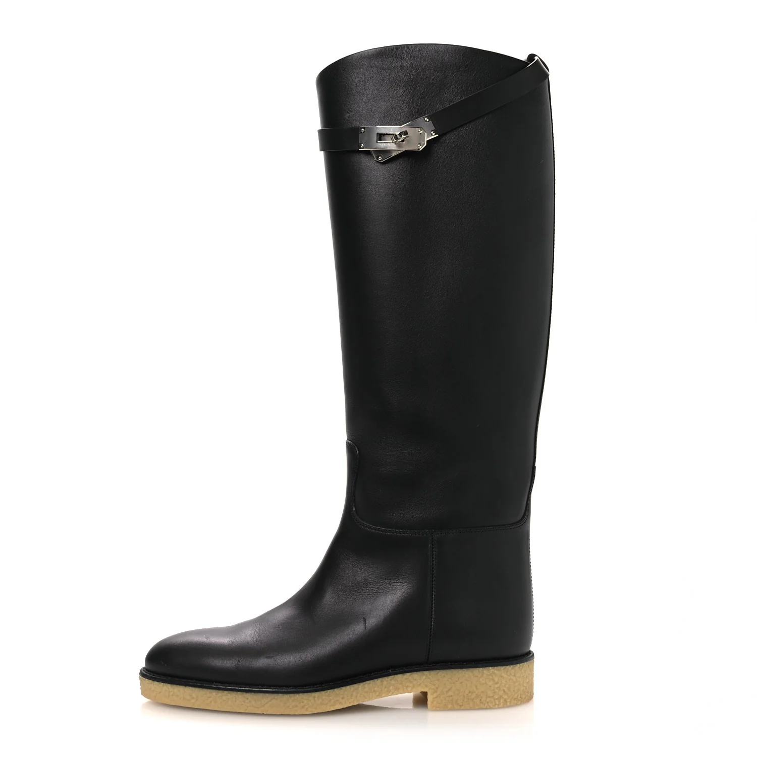 Calfskin Faustine Boots 38 Black