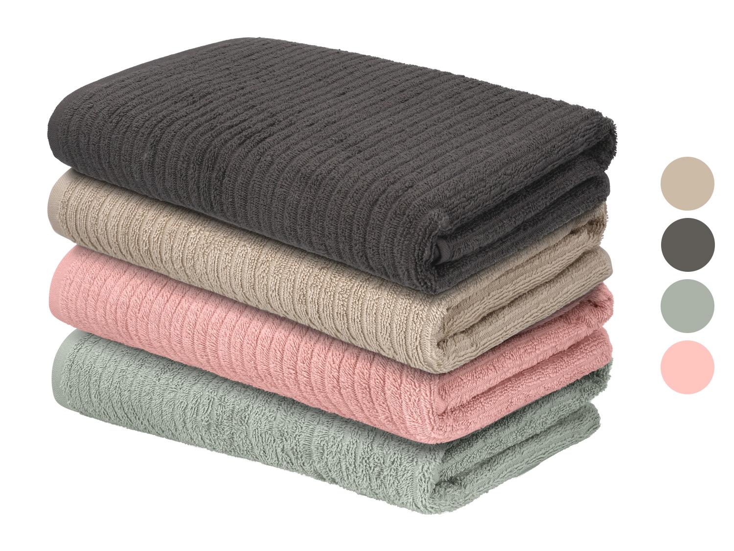 LIVARNO Drap de douche en ponge, 70 x 140 cm