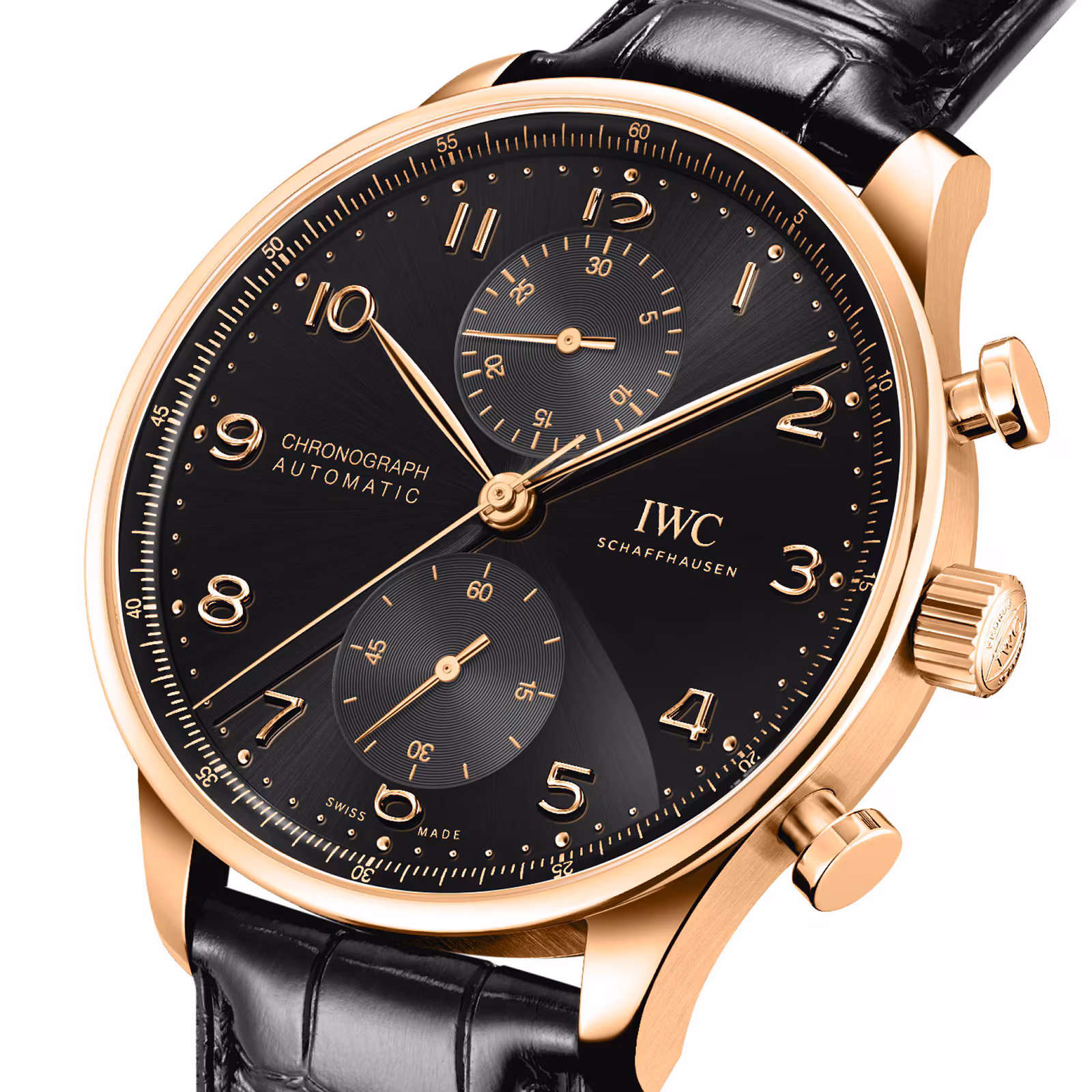 【Super Clone】IWC Portugieser Chronograph 41 Obsidian IW371625