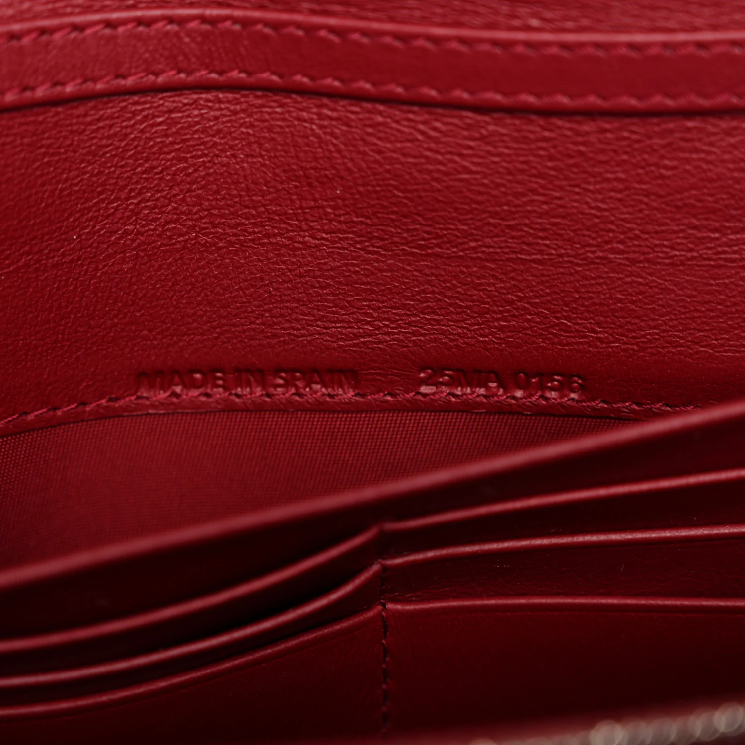 Patent Cannage Lady Dior Rendezvous Wallet On Chain Rouge Ceris