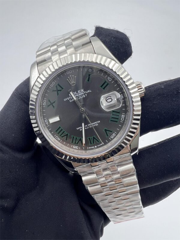 Top Replica Rolex Datejust 41 126334 ‘Wimbledon’ Stainless Steel Slate Dial Jubilee psp53221