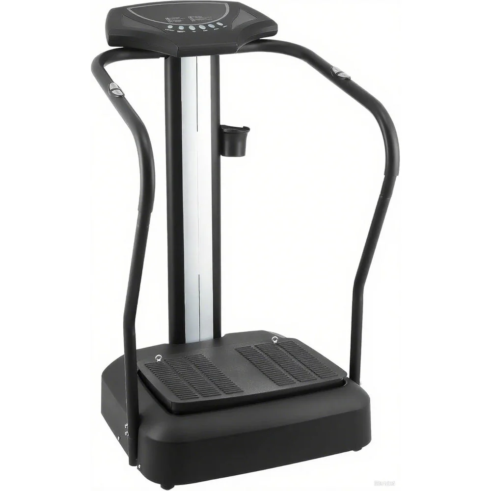 Whole Body Vibration Plate, 500W Vibration Plate Exercise Machine with 99 Levels 3 Preset Modes & 2 Resistance Bands, Training Fitness…