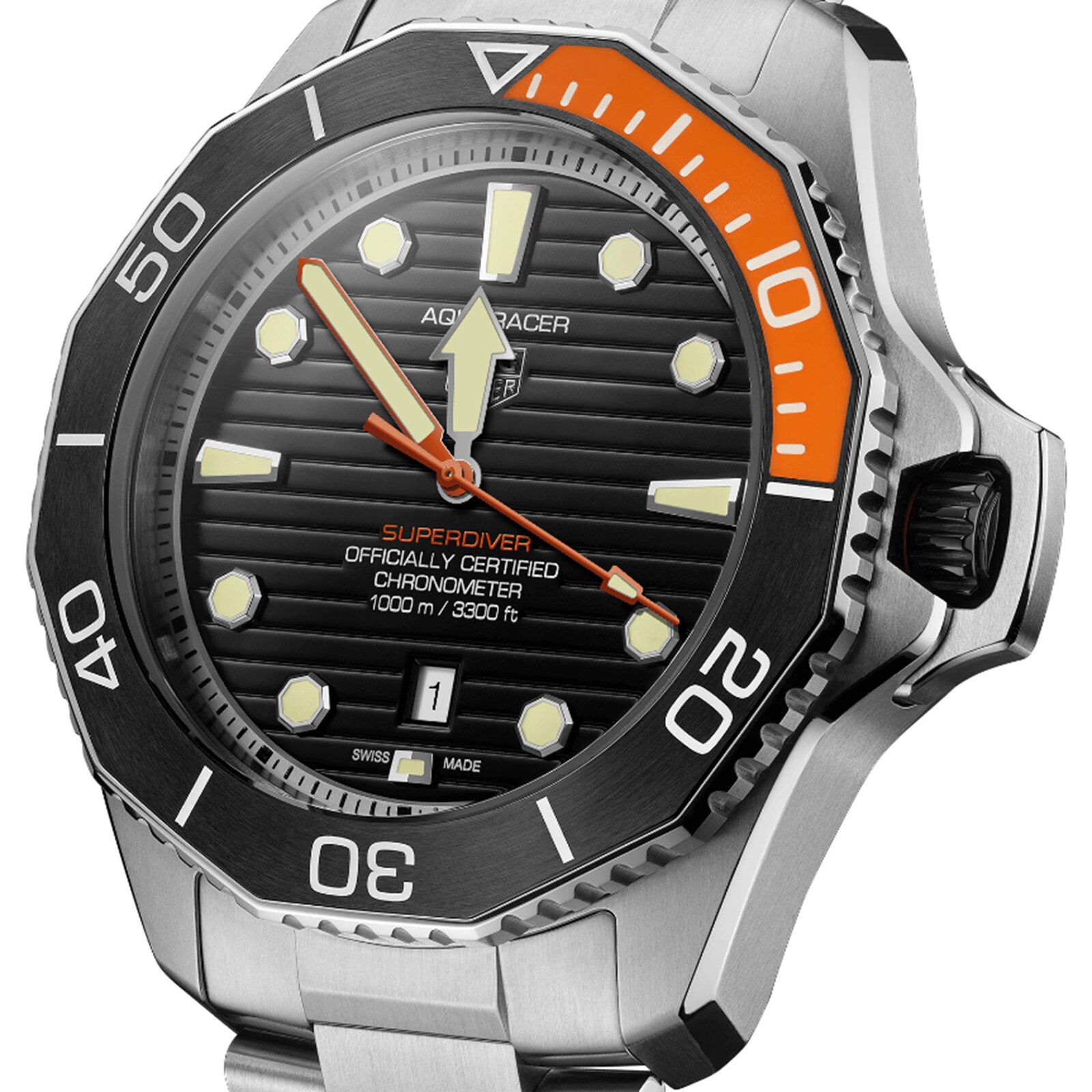【Super Clone】TAG Heuer Aquaracer Professional Superdiver 45mm Mens Watch WBP5A8A.BF0619