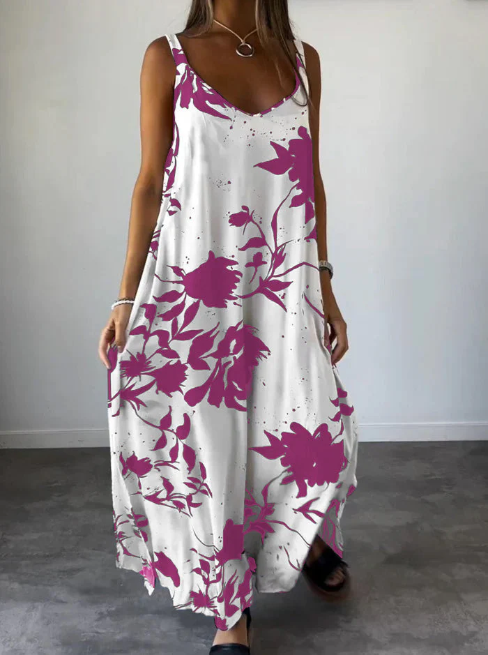Robe féminine tendance imprimée